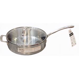Viking 3-Ply Bonded Stainless Steel 5.25Qt Sauté Pan w/Lid